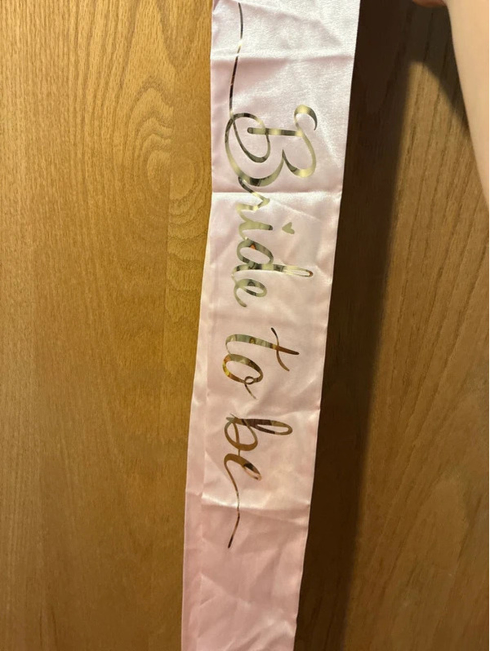 Bride to be sash